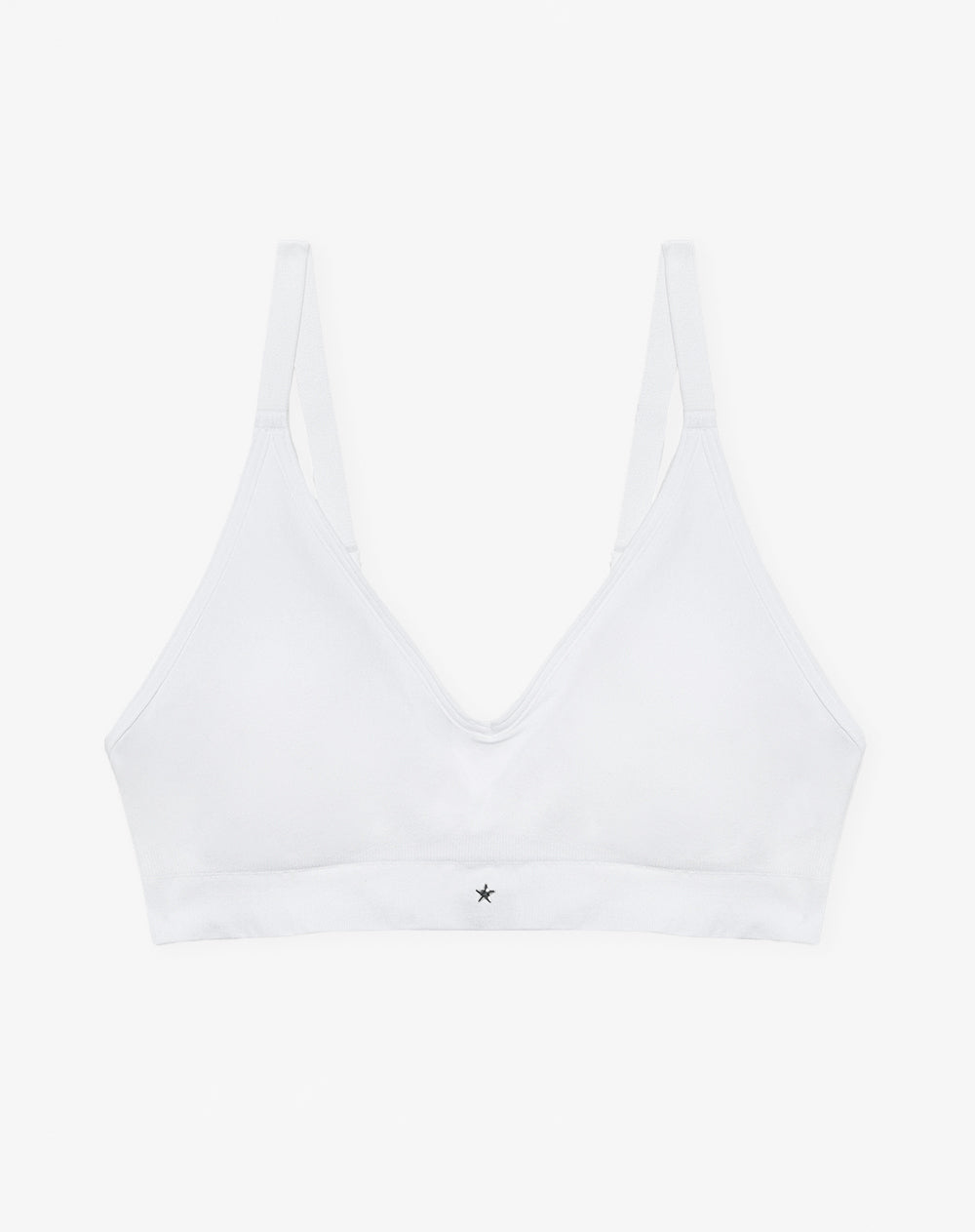 Top soporte medio copas removibles blanco