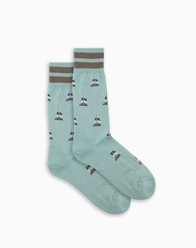 Medias hombre largas azules