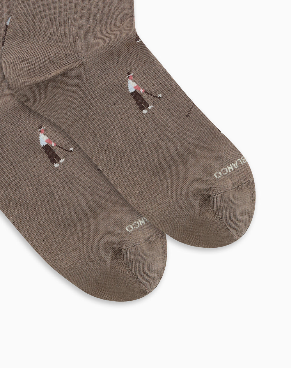 Medias hombre largas cafés