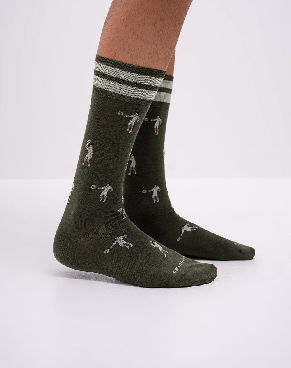 Medias hombre largas verdes