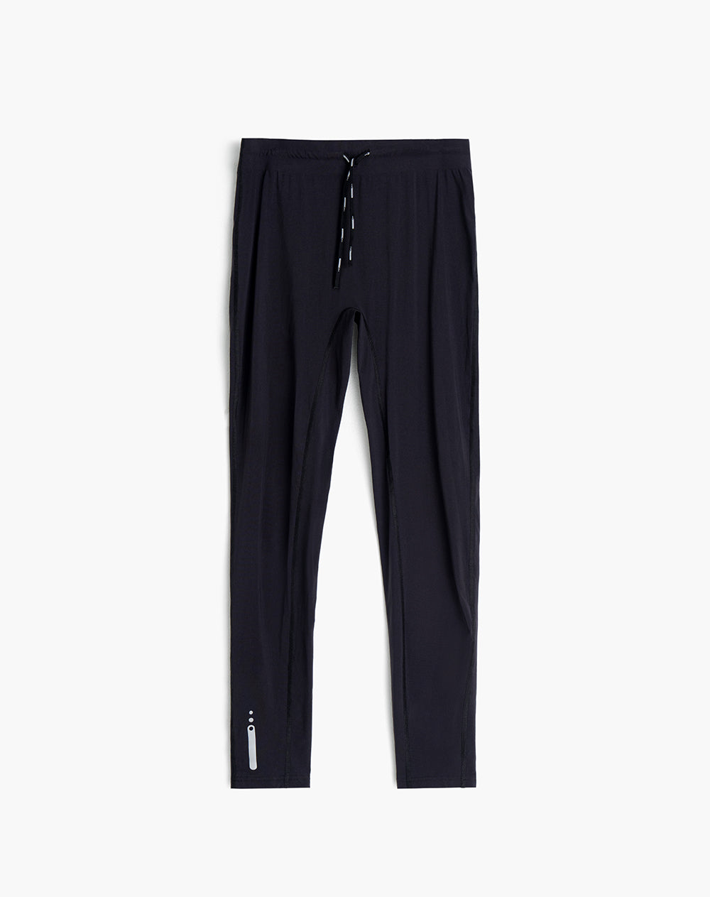 Sudadera deportiva ajustada microfibra negra hombre