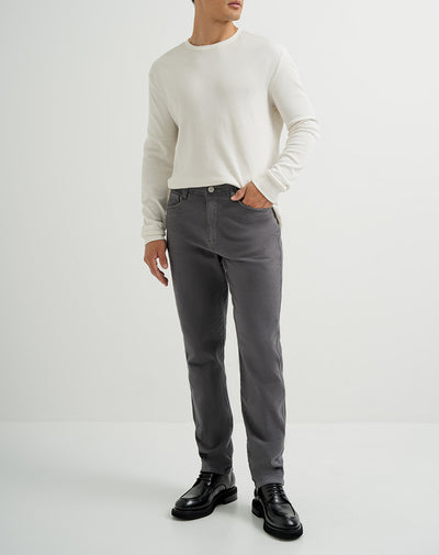 Jean recto regular gris hombre