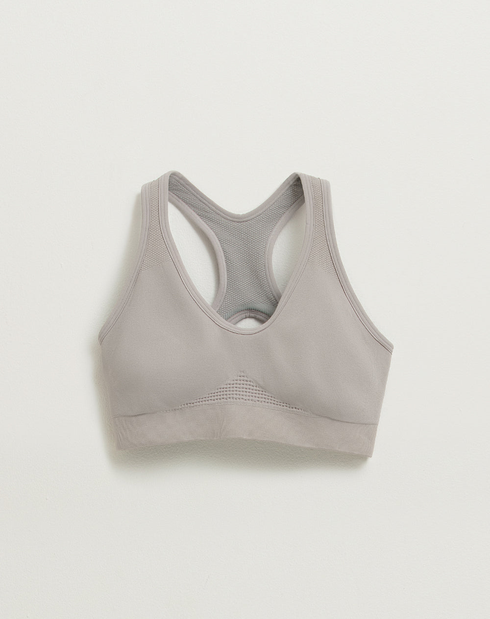Top deportivo soporte alto seamless sin costura cáfe