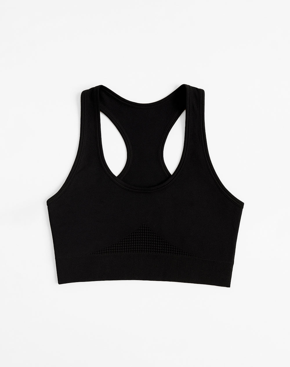 Top deportivo soporte altoseamless negro