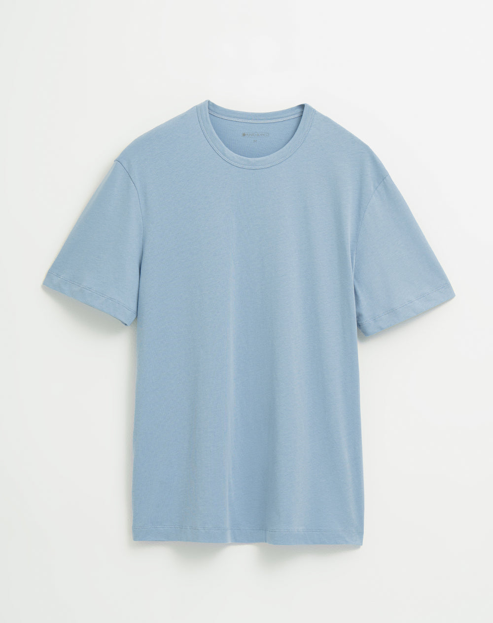 Camiseta regular fit manga corta azul