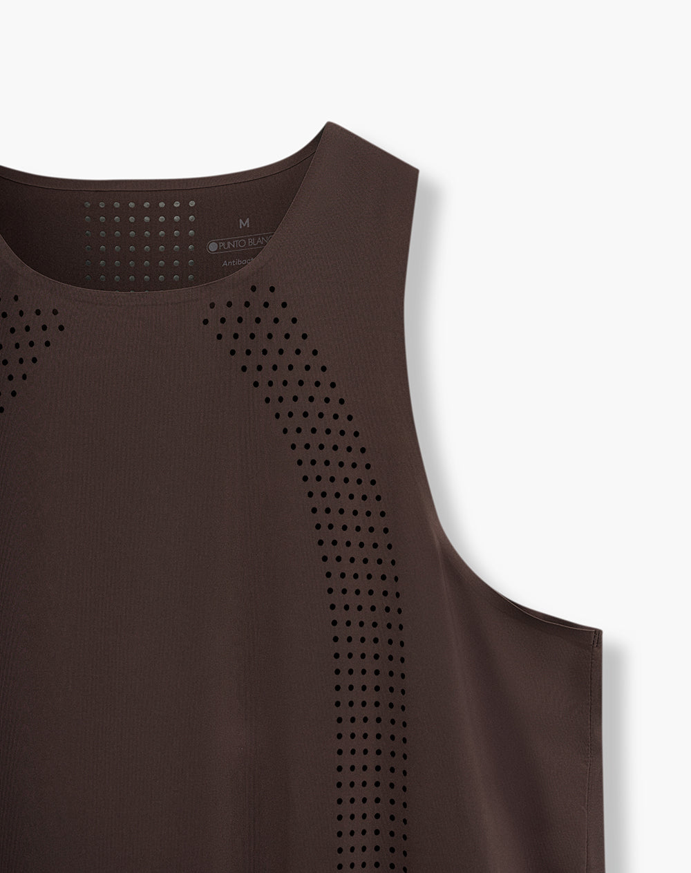 Camiseta esqueleto deportiva control humedad café mujer