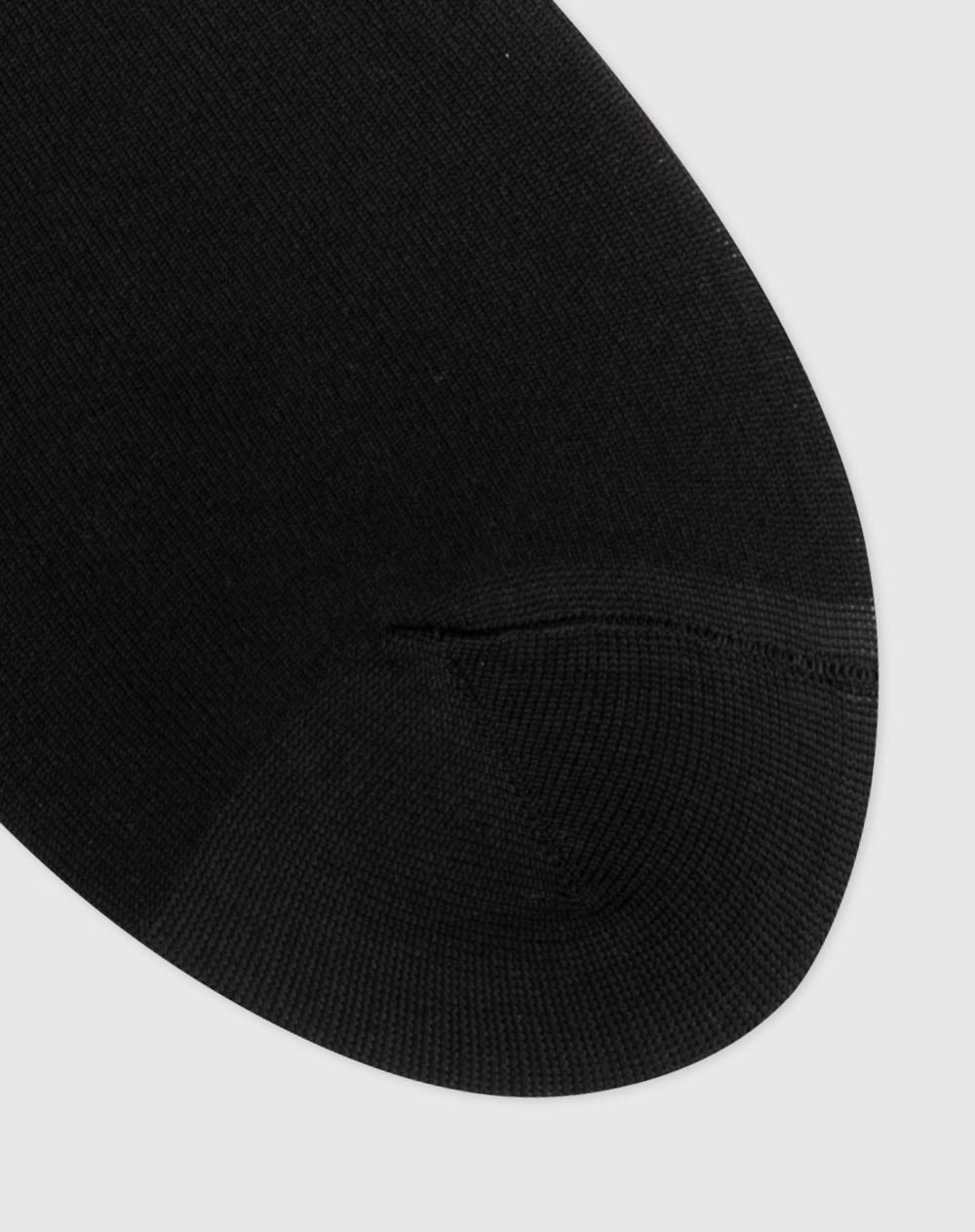 Medias para hombre largas formales negras