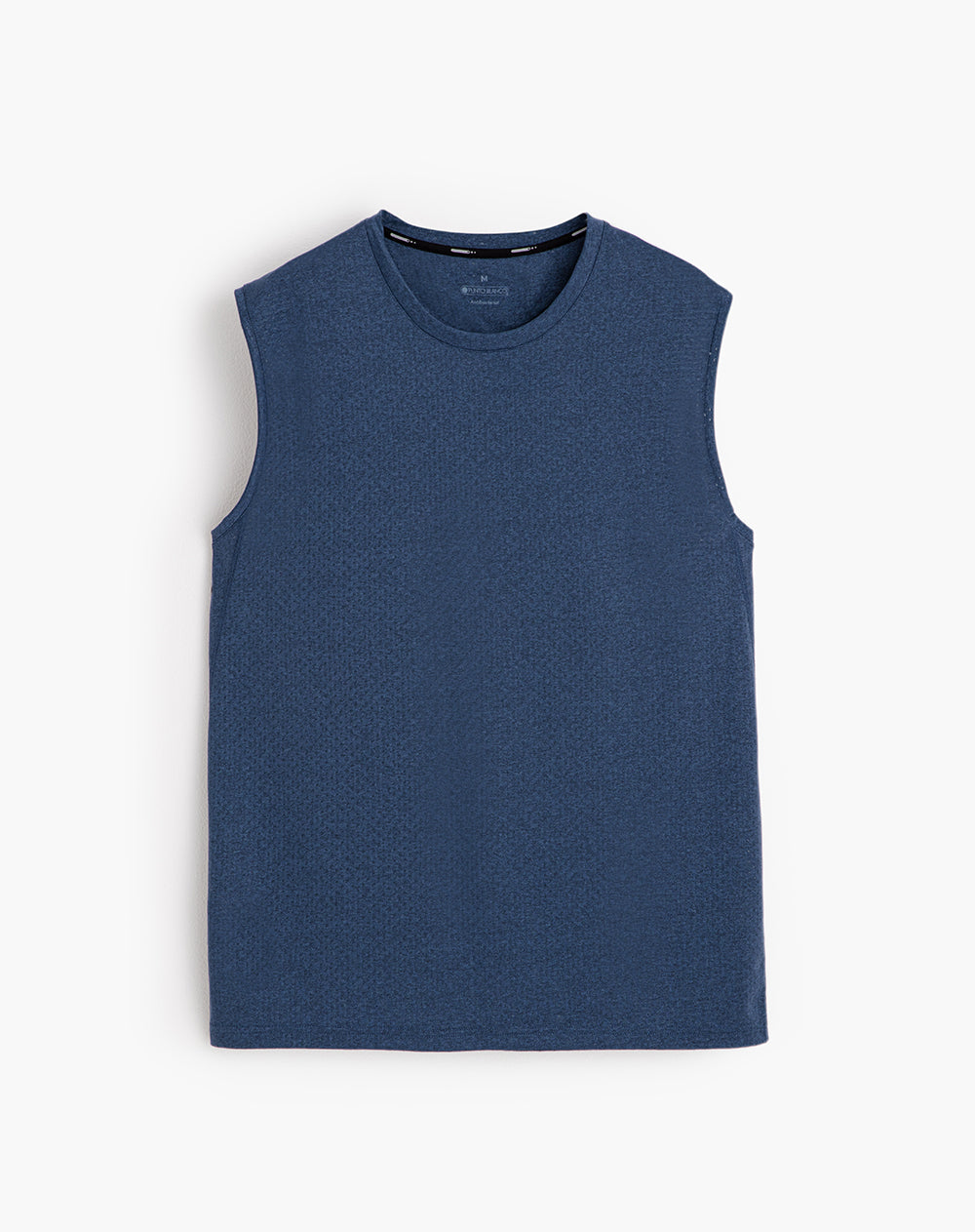 Camiseta deportiva  hombre control humedad azul