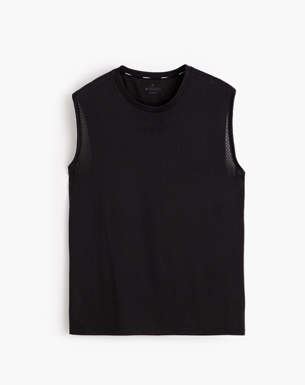 Camiseta esqueleto deportiva  hombre control humedad negra