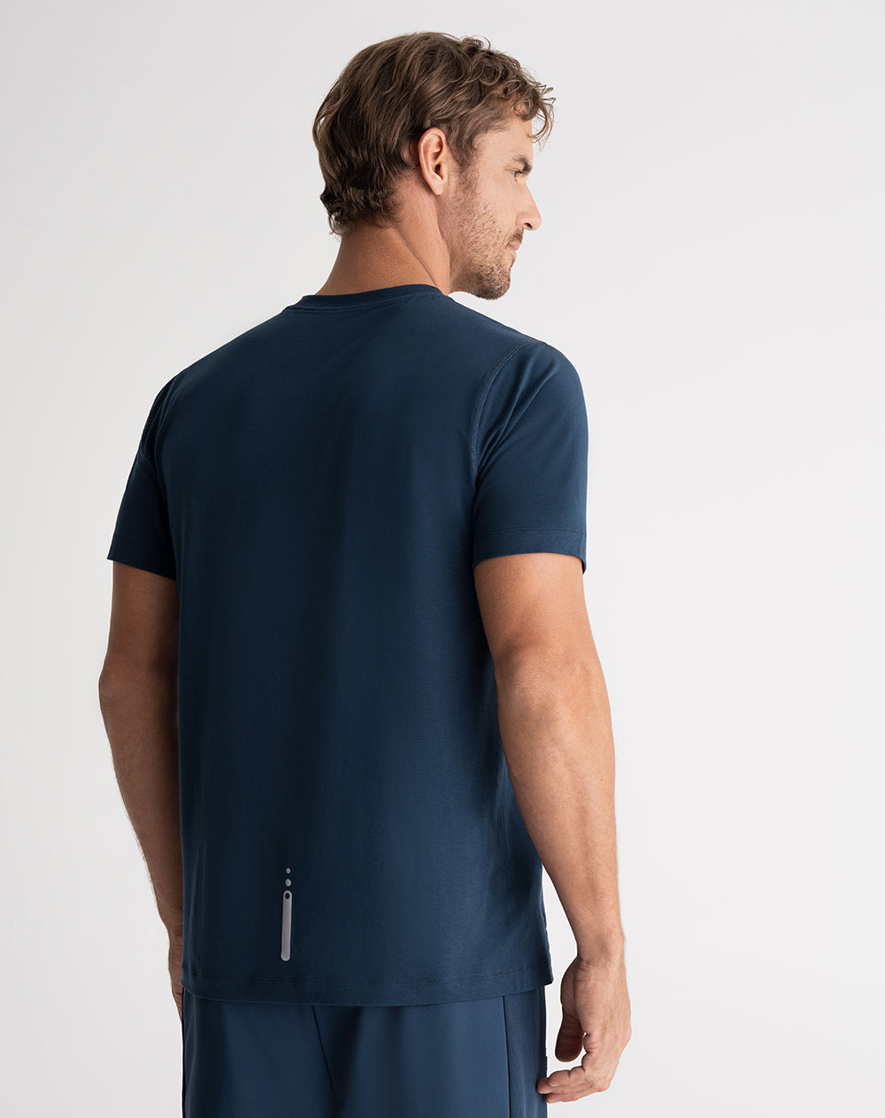 Camiseta regular fit manga corta azul