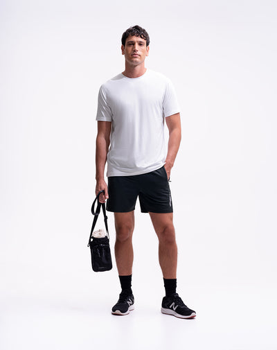 Camiseta deportiva tacto frío blanca hombre