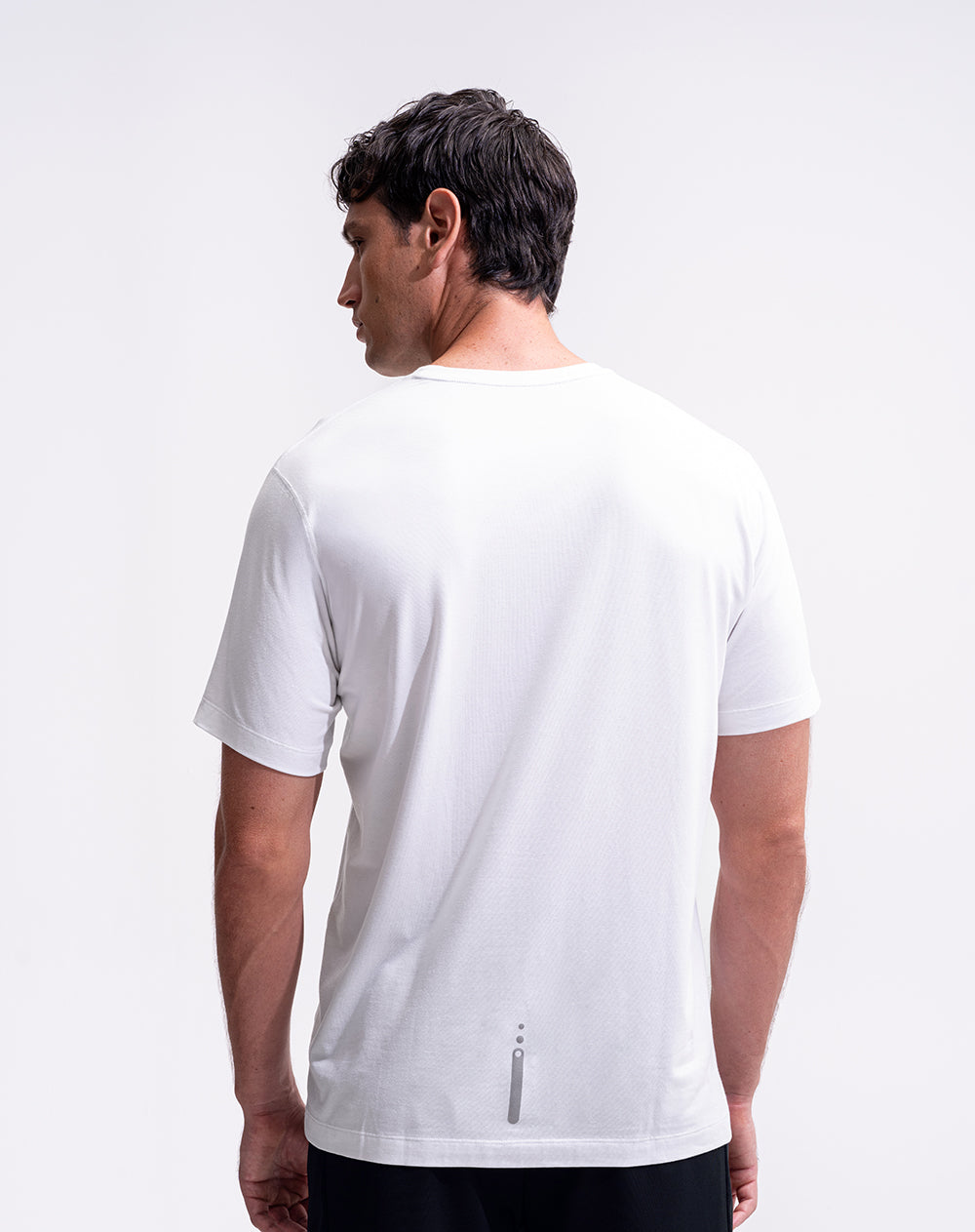 Camiseta deportiva tacto frío blanca hombre