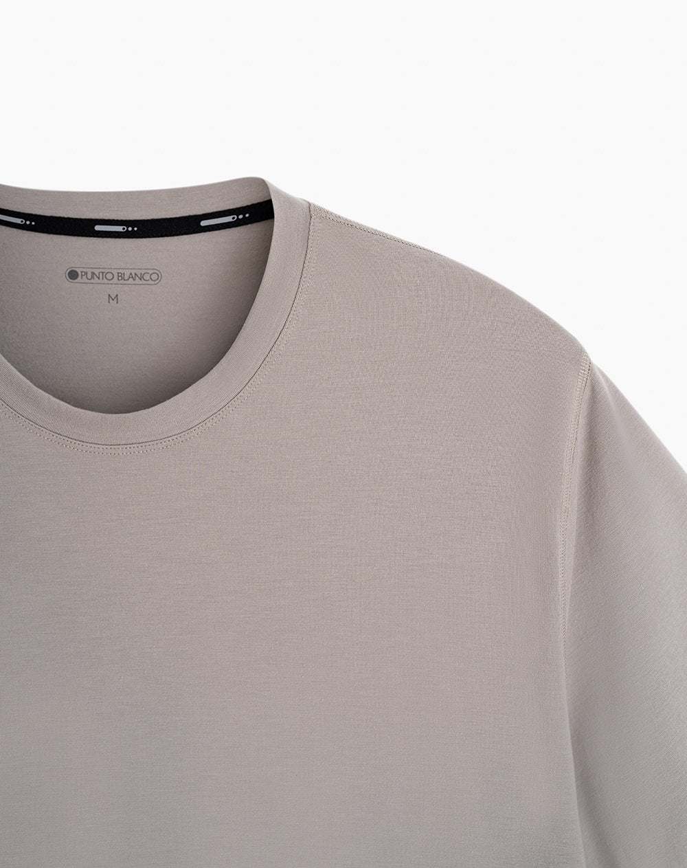 Camiseta deportiva hombre taupe