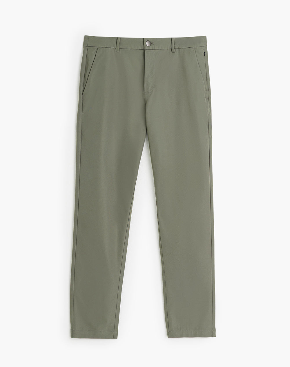 Pantalón chino regular verde hombre
