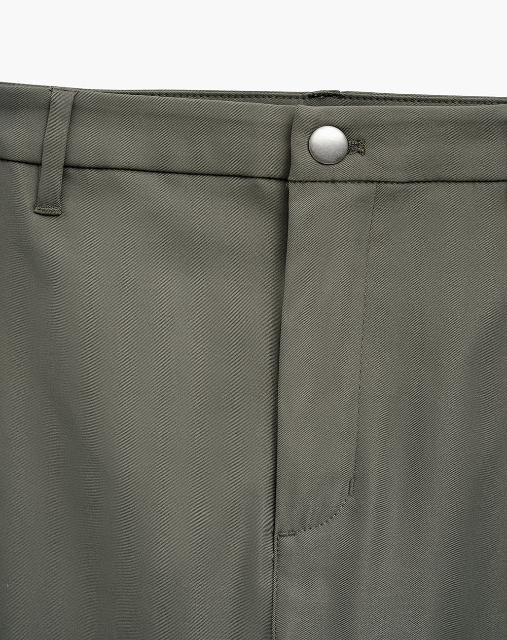 Pantalón chino regular verde hombre