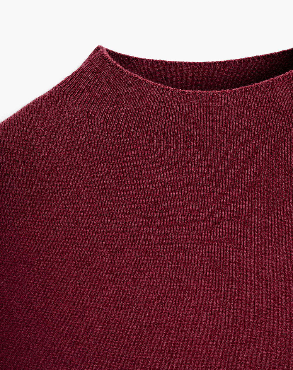 Camiseta regular vino tinto mujer