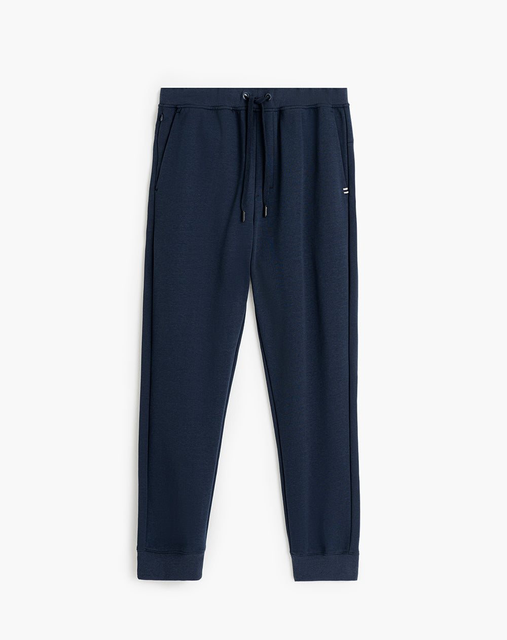 Jogger algodón regulardo azul hombre
