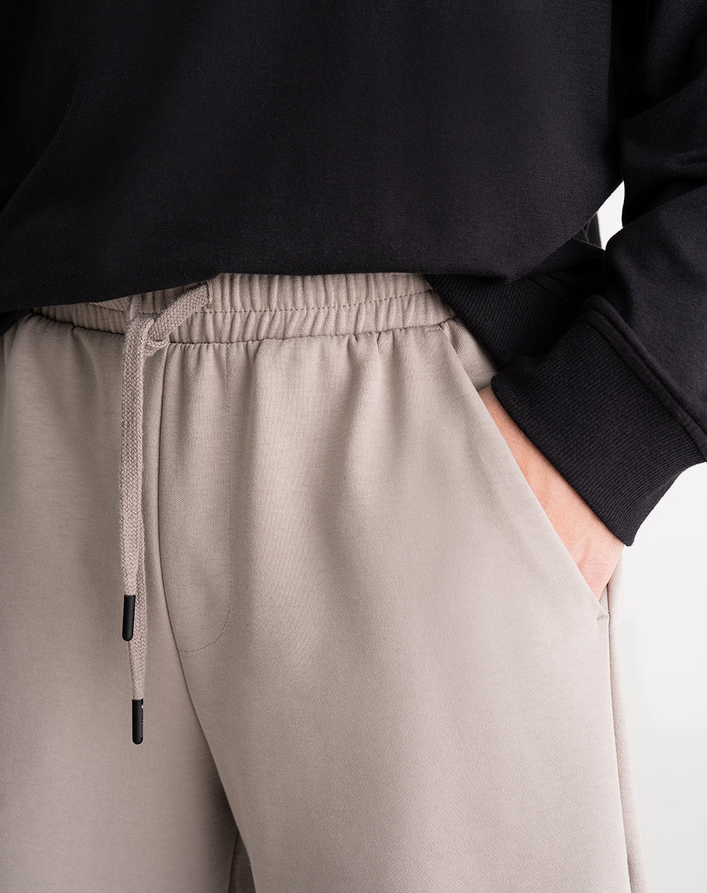 Bermuda regular fit taupe hombre