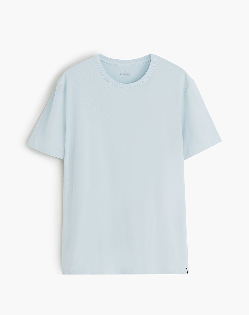 Camiseta de pijama hombre algodón pima azul