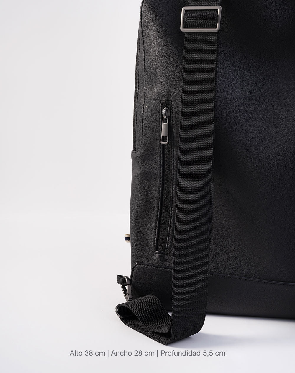Morral minimalista para laptop negra