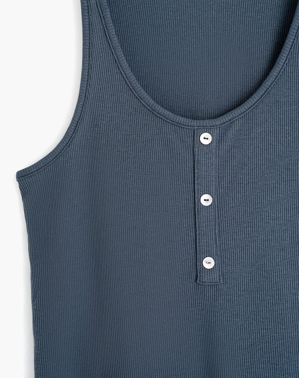 Camiseta esqueleto algodón azul mujer