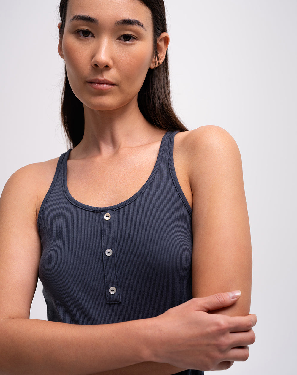 Camiseta esqueleto algodón azul mujer