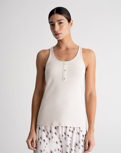 Camiseta esqueleto de pijama mujer algodón habano mujer