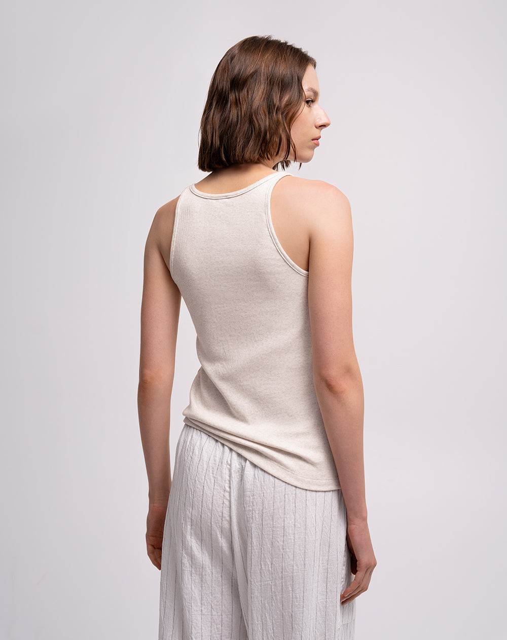 Camiseta esqueleto algodón habano mujer