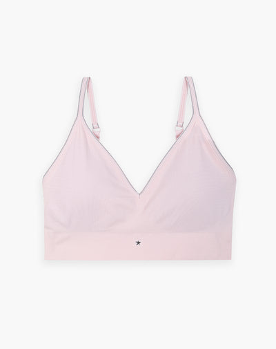 Top soporte medio seamless copas removibles rosado