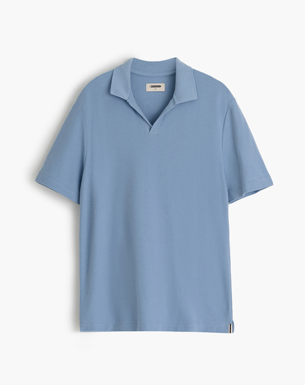Polo regular algodón azul hombre