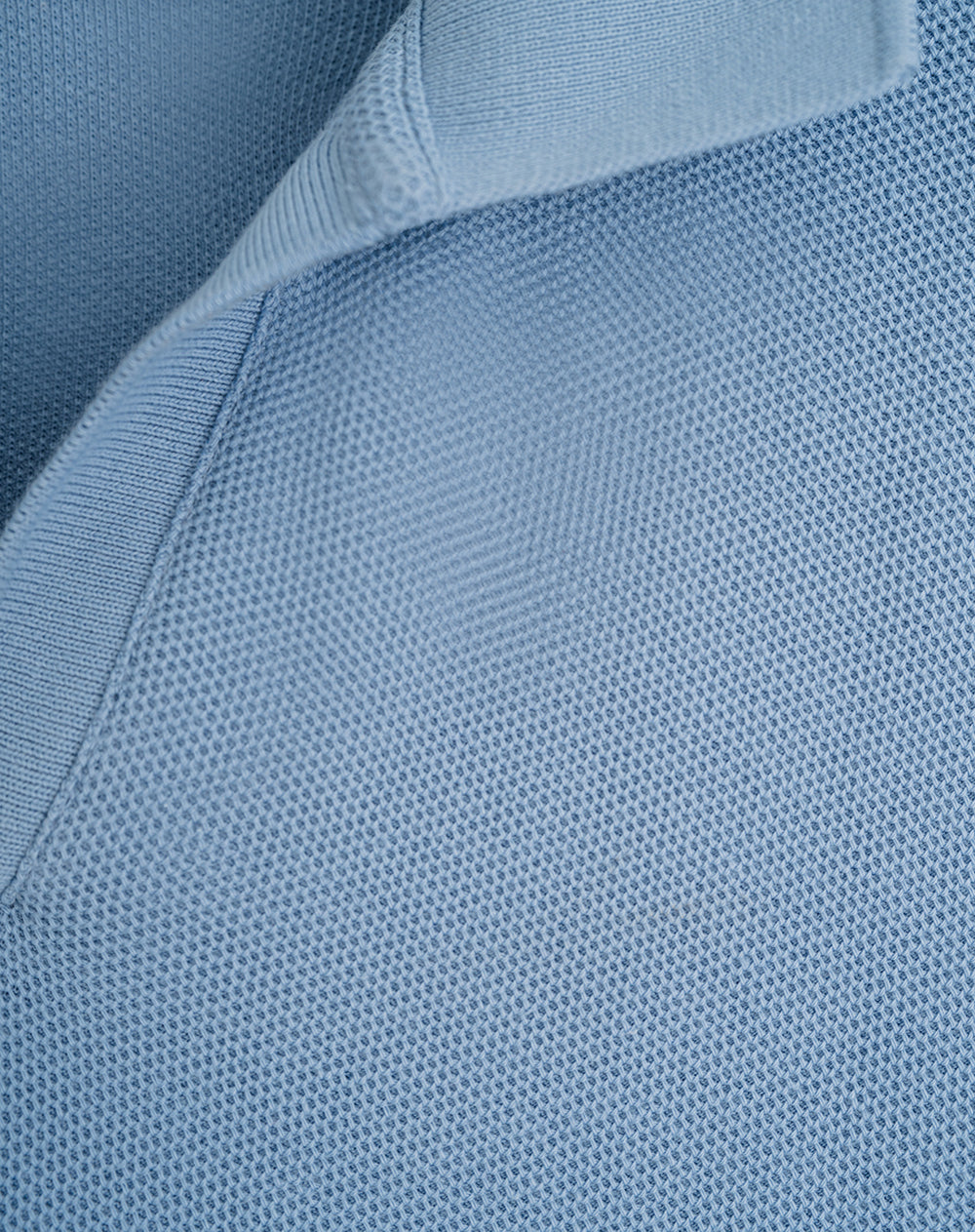 Polo regular algodón azul hombre