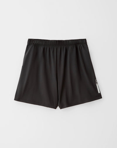 Pantaloneta deportiva control humedad negra hombre