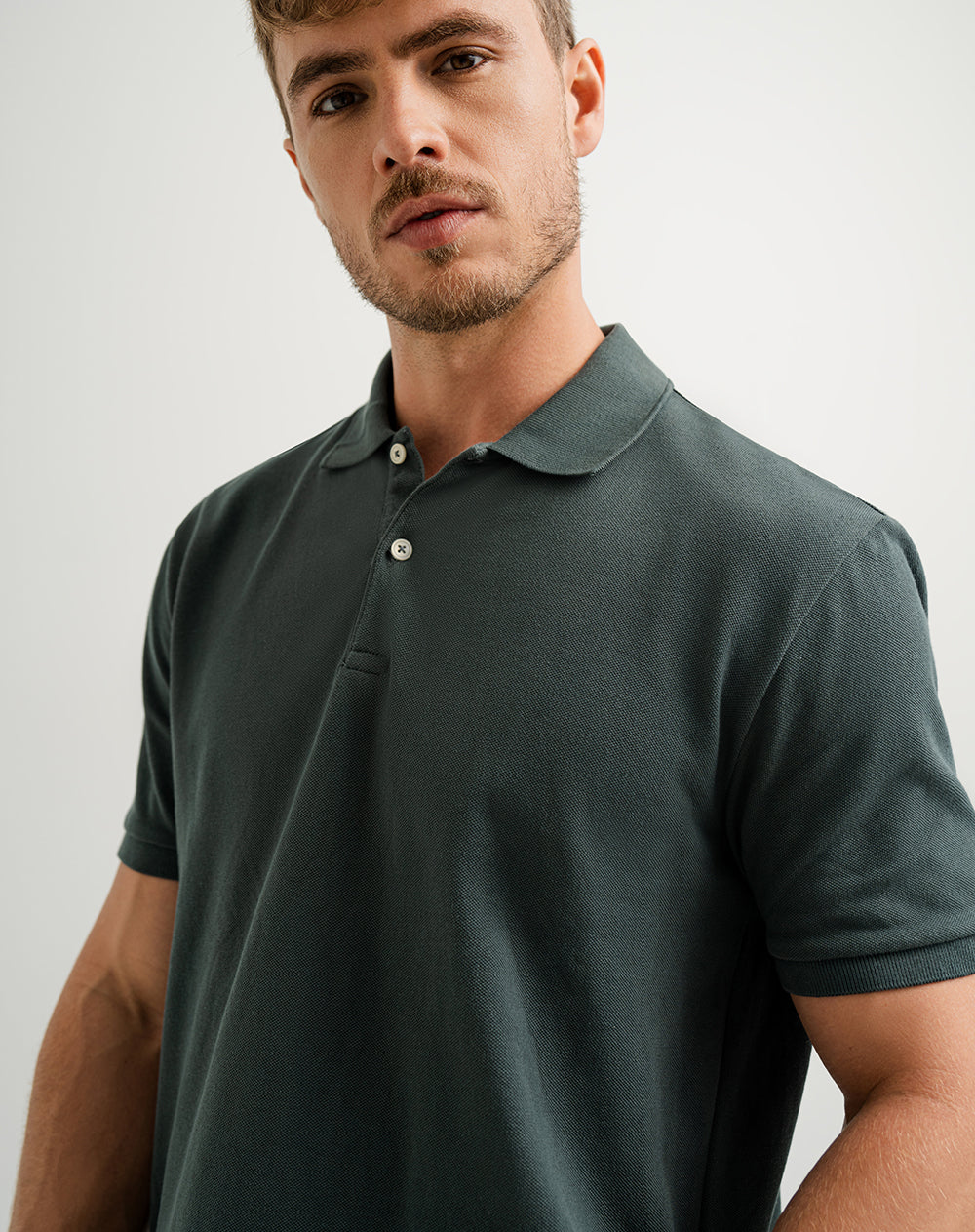 Polo regular fit verde