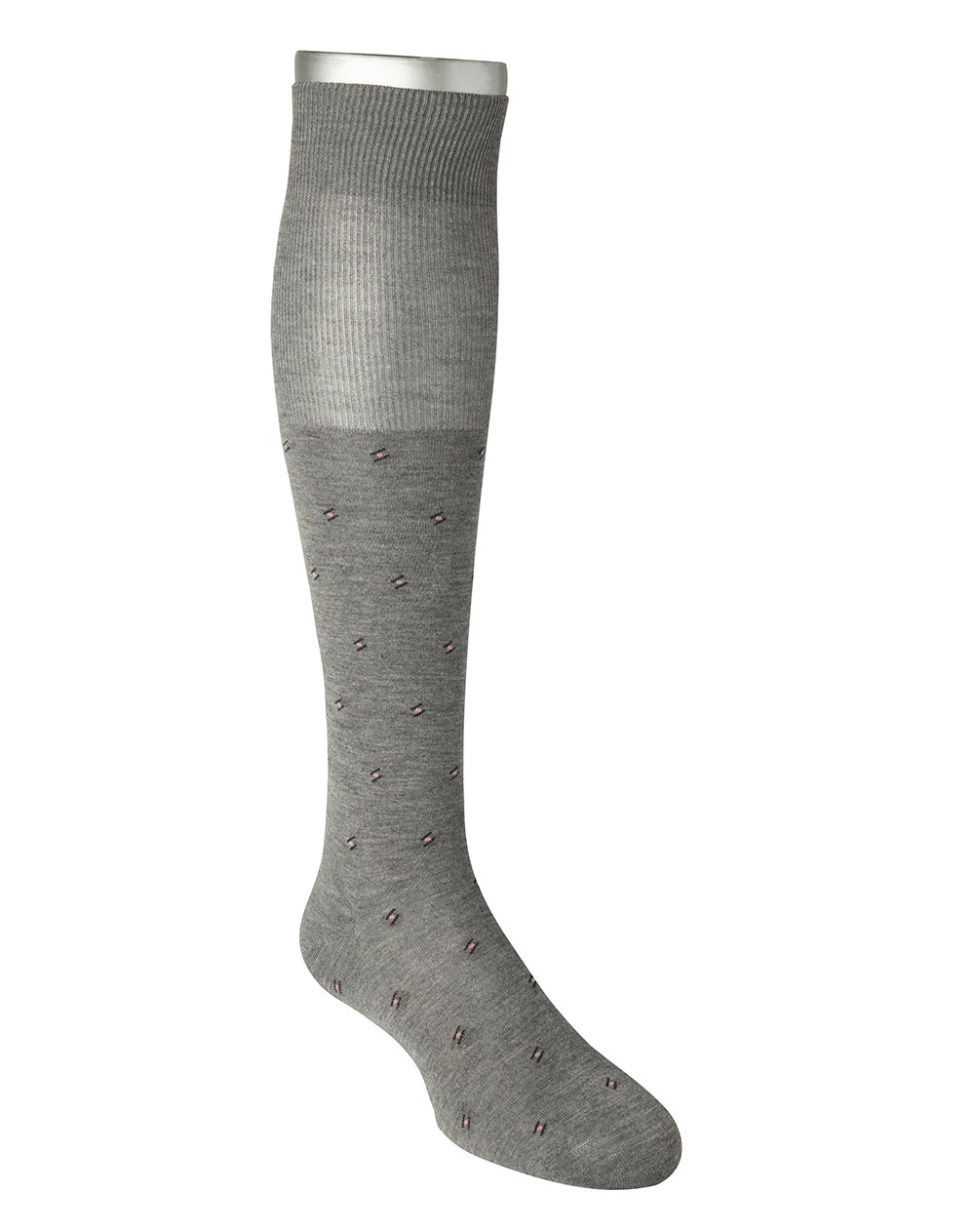 Medias para hombre extra largas formales grises