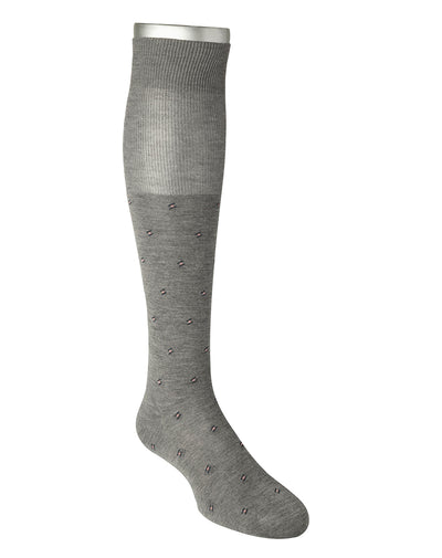Medias para hombre extra largas formales grises