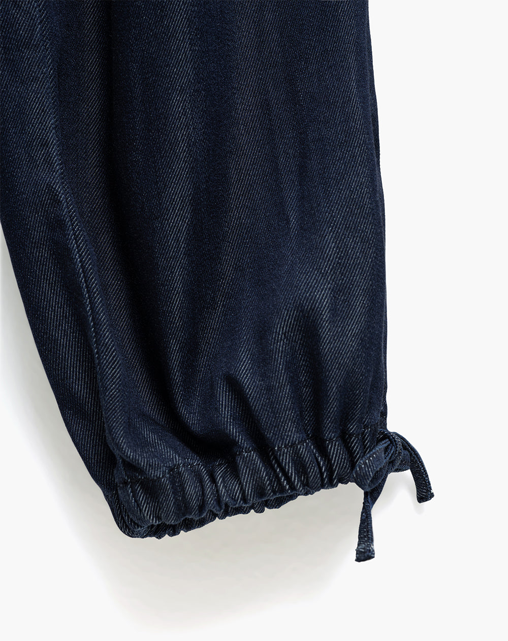Pantalón oversized fit tiro medio azul indigo
