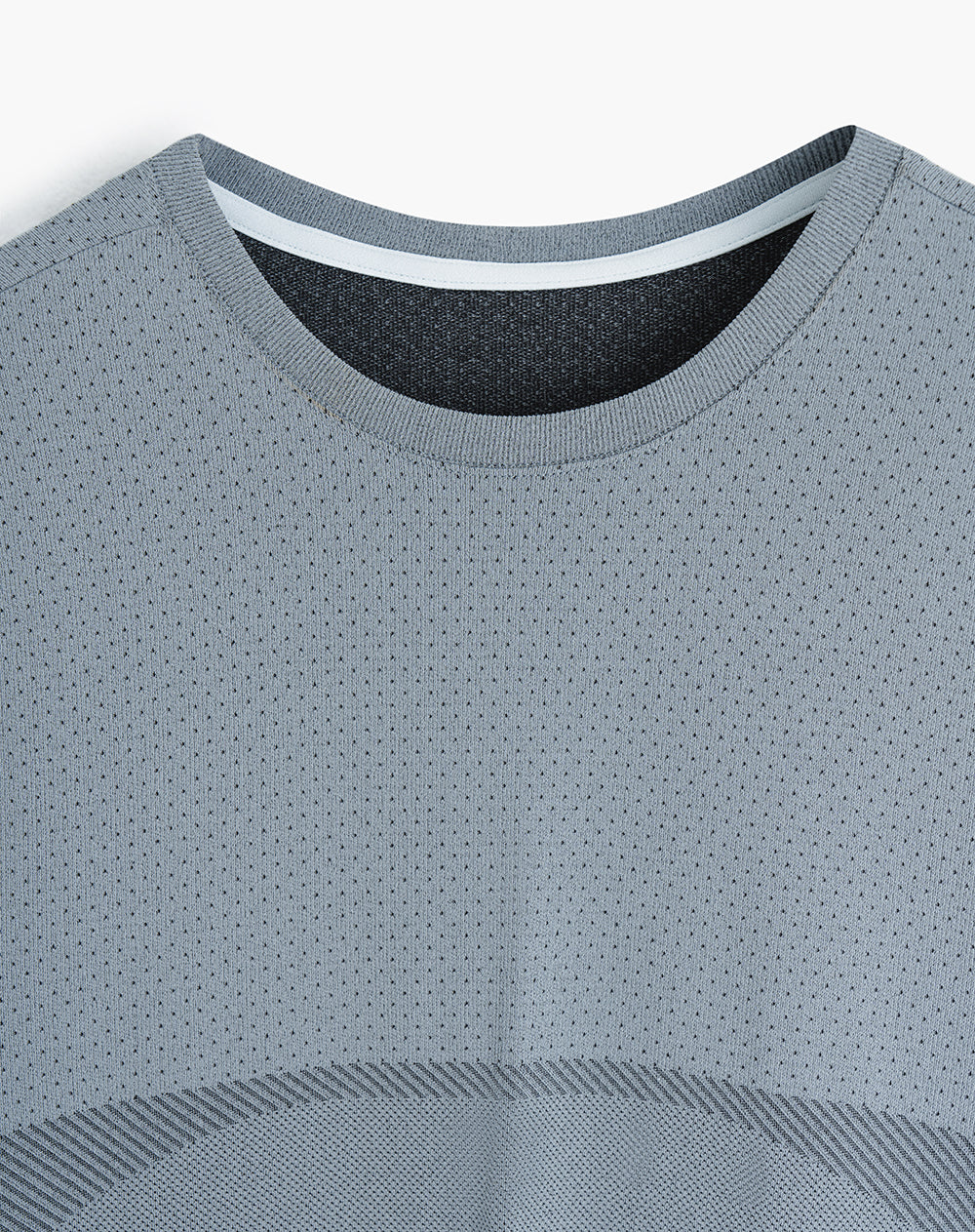 Camiseta deportiva hombre antibacterial azul