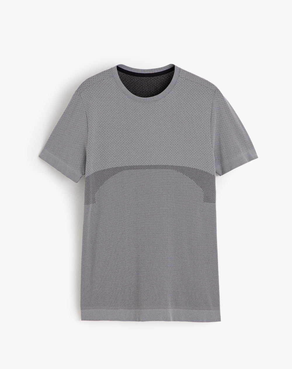 Camiseta deportiva hombre antibacterial gris