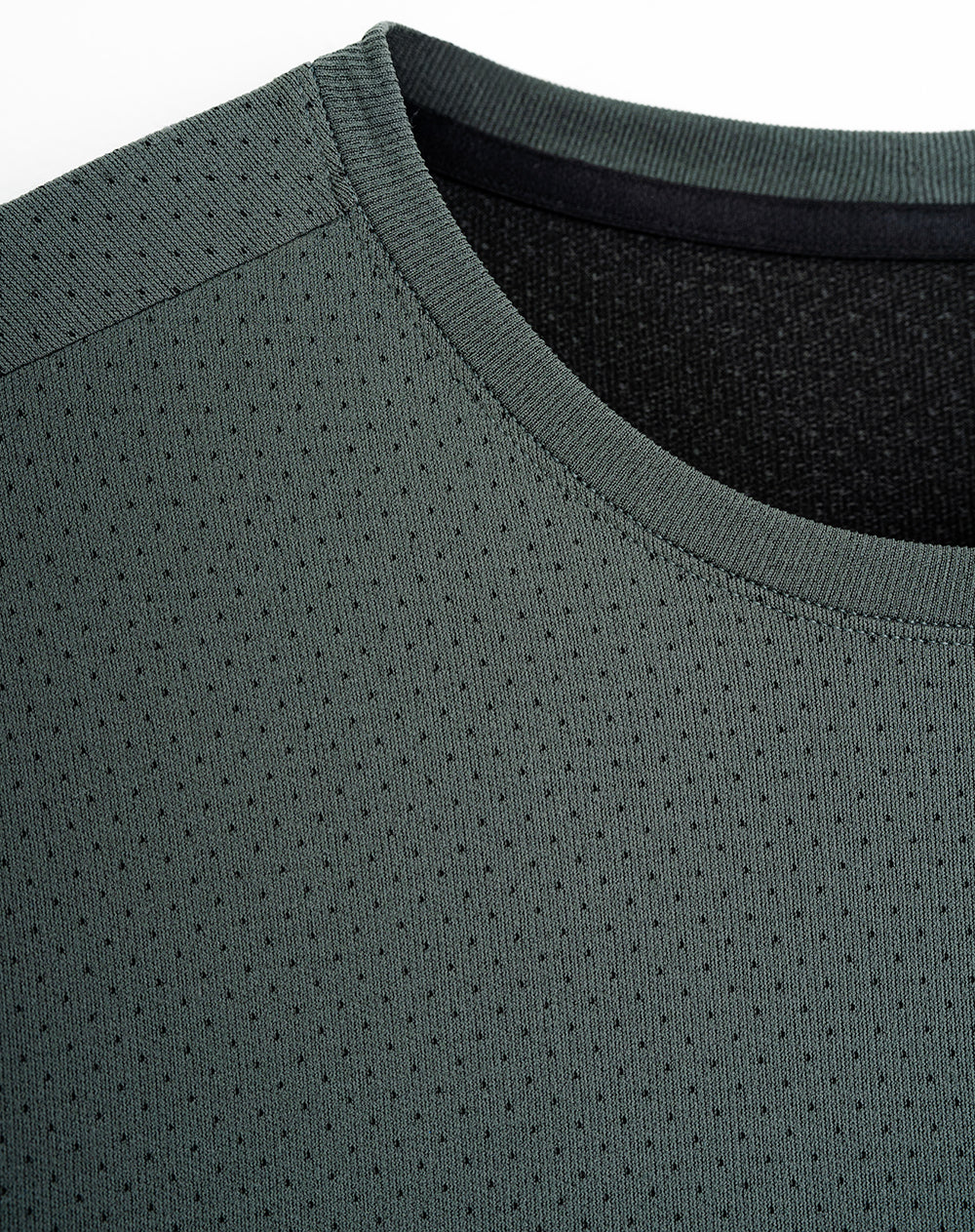 Camiseta deportiva hombre antibacterial verde