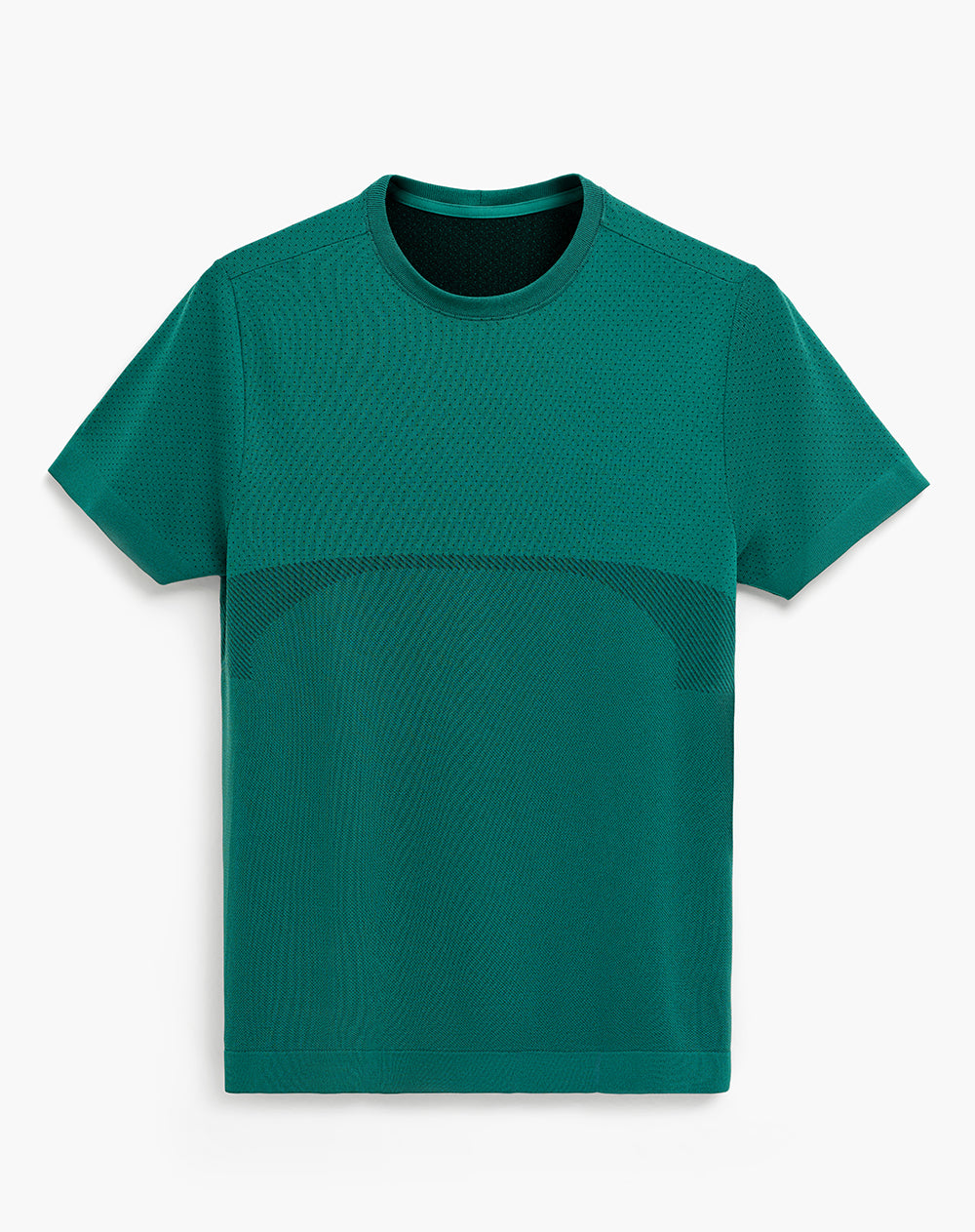 Camiseta deportiva antibacterial verde hombre