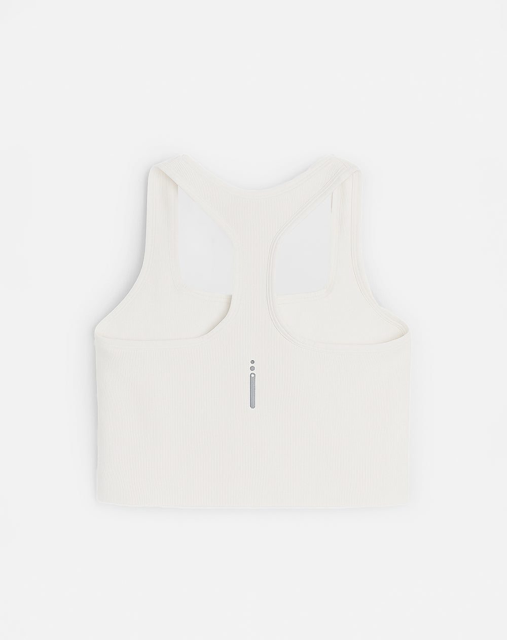 Crop top deportivo soporte alto seamless habano