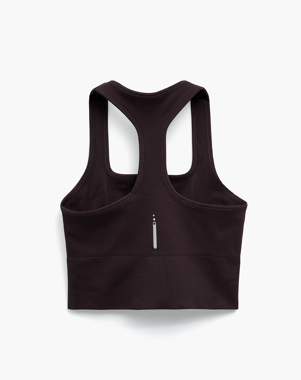 Crop top deportivo vinotinto mujer