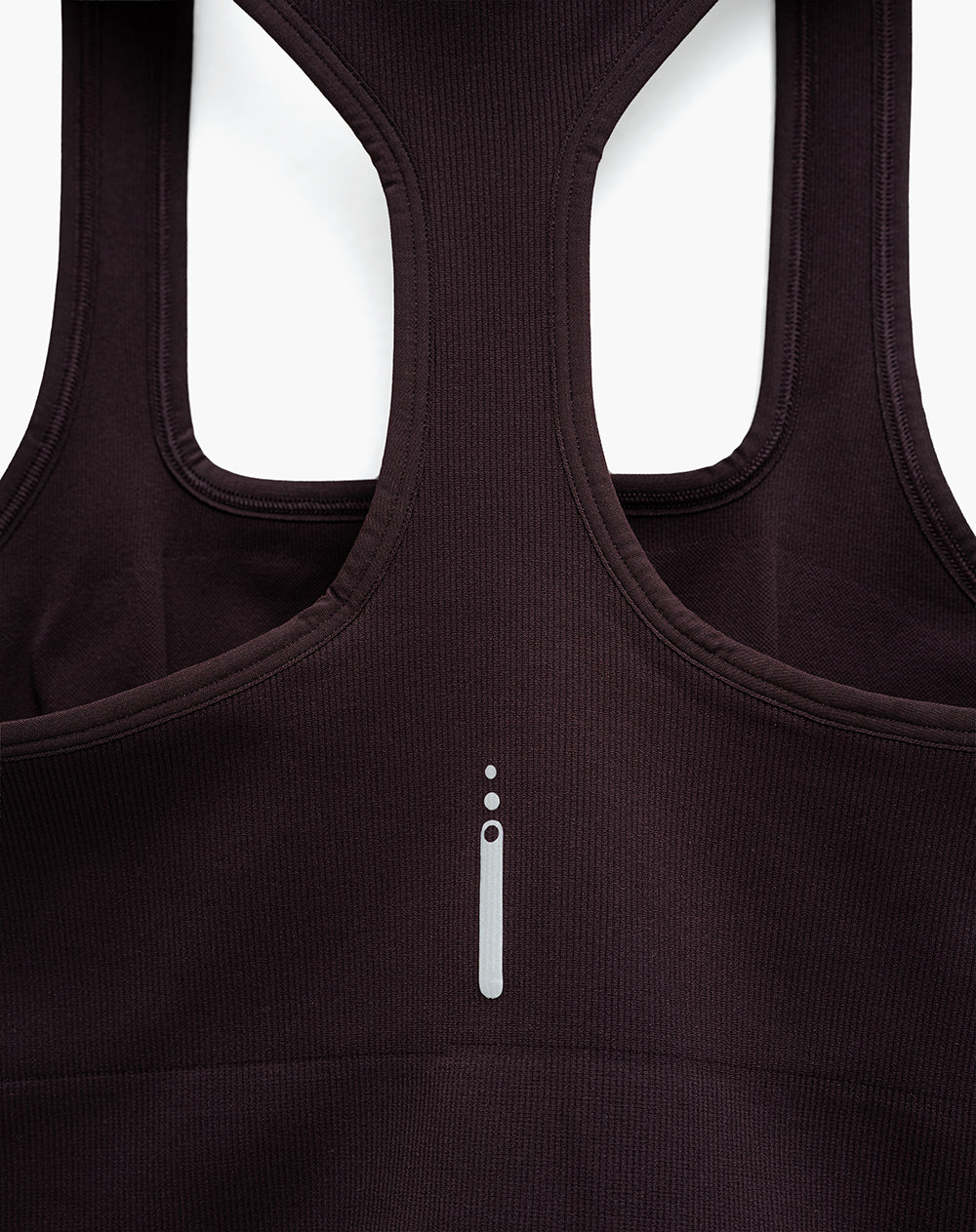 Crop top deportivo vinotinto mujer