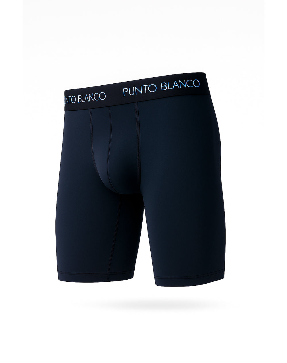 Bóxer deportivo largo microfibra azul