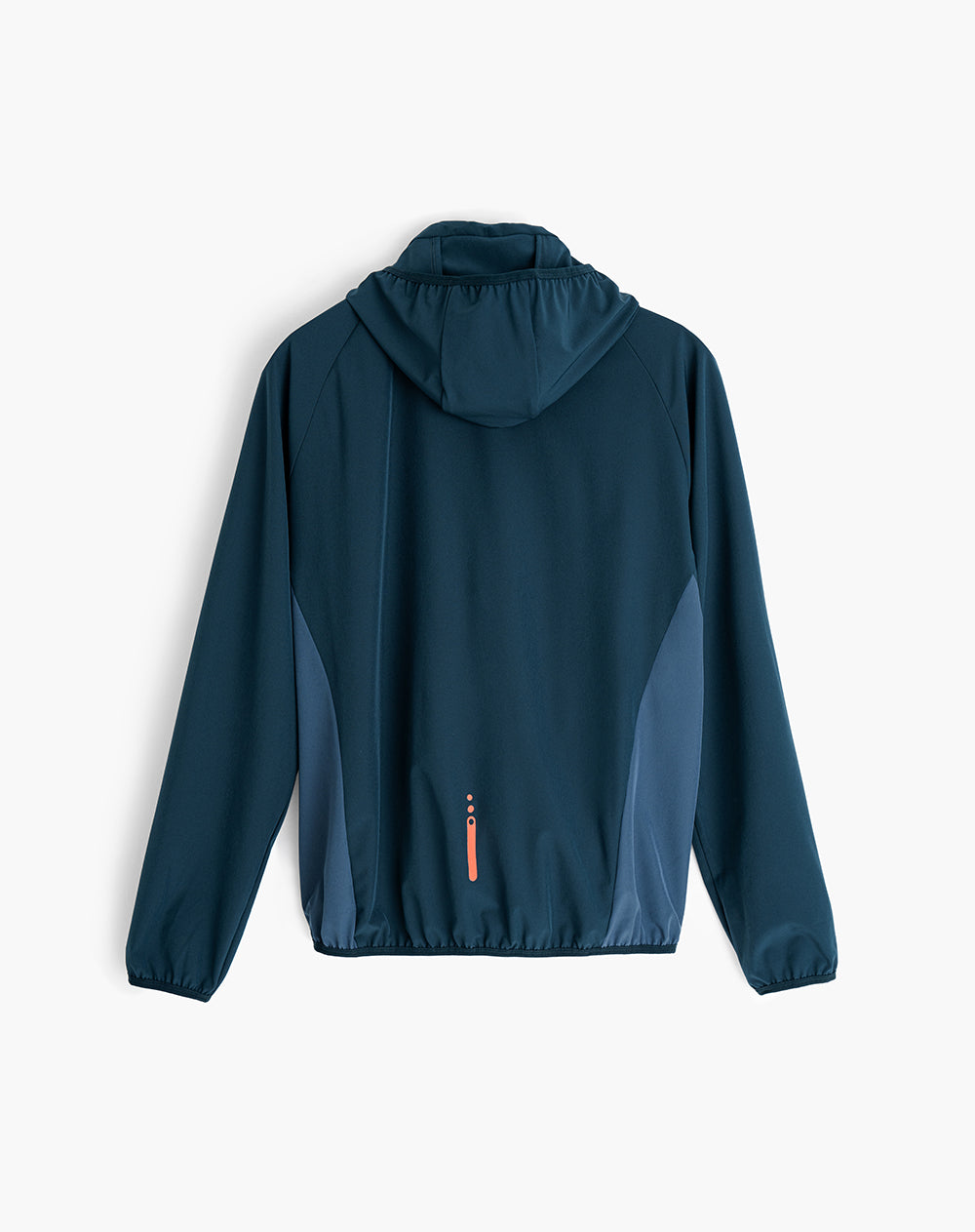 Chaqueta rompevientos capucha azul hombre