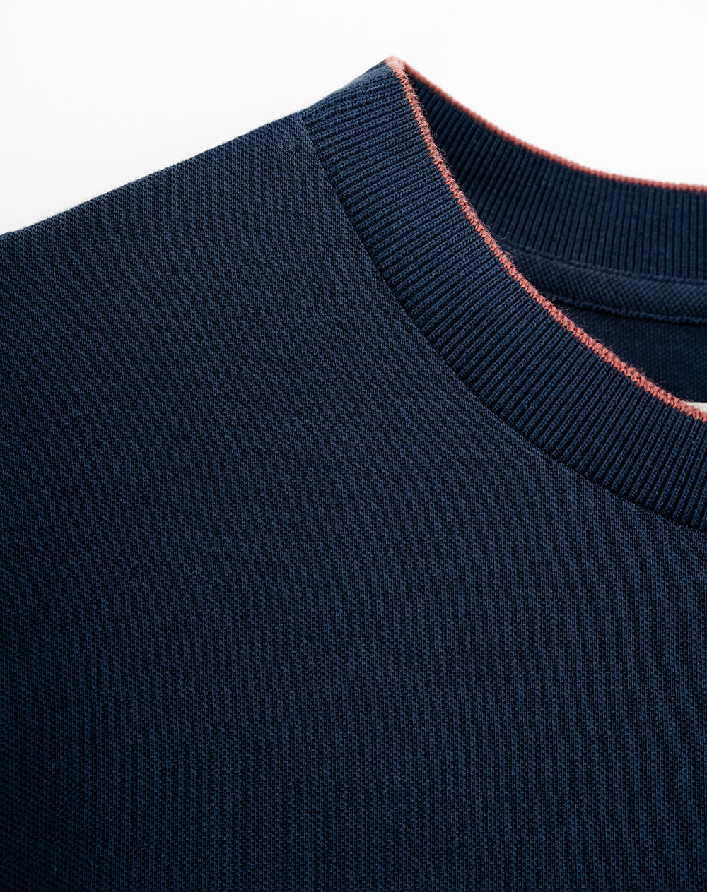 Camiseta regular algodón sostenible azul hombre