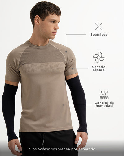 Camiseta deportiva  hombre antibacterial habana