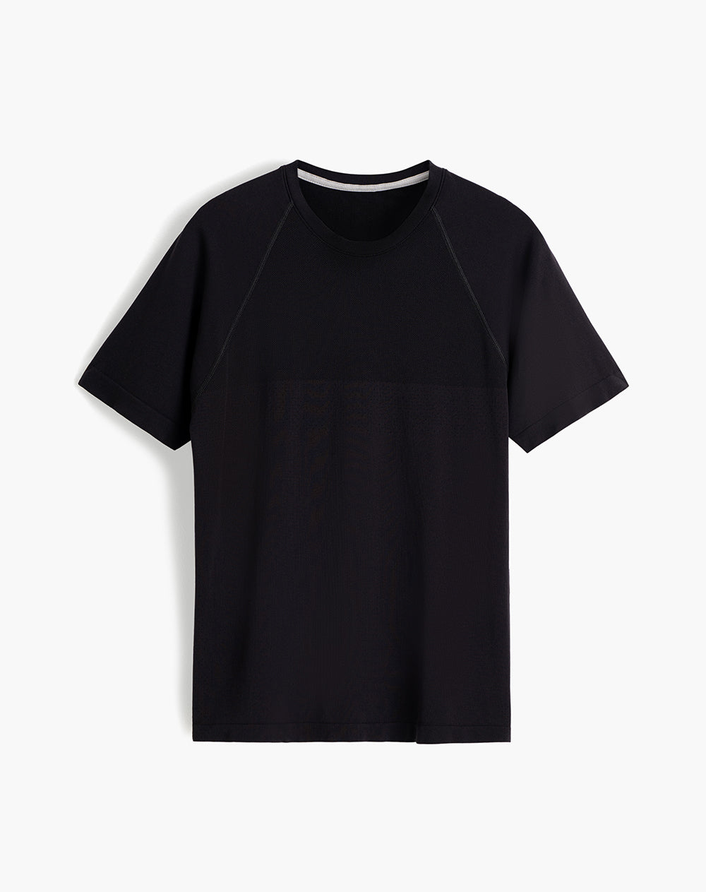 Camiseta deportiva hombre control humedad negra