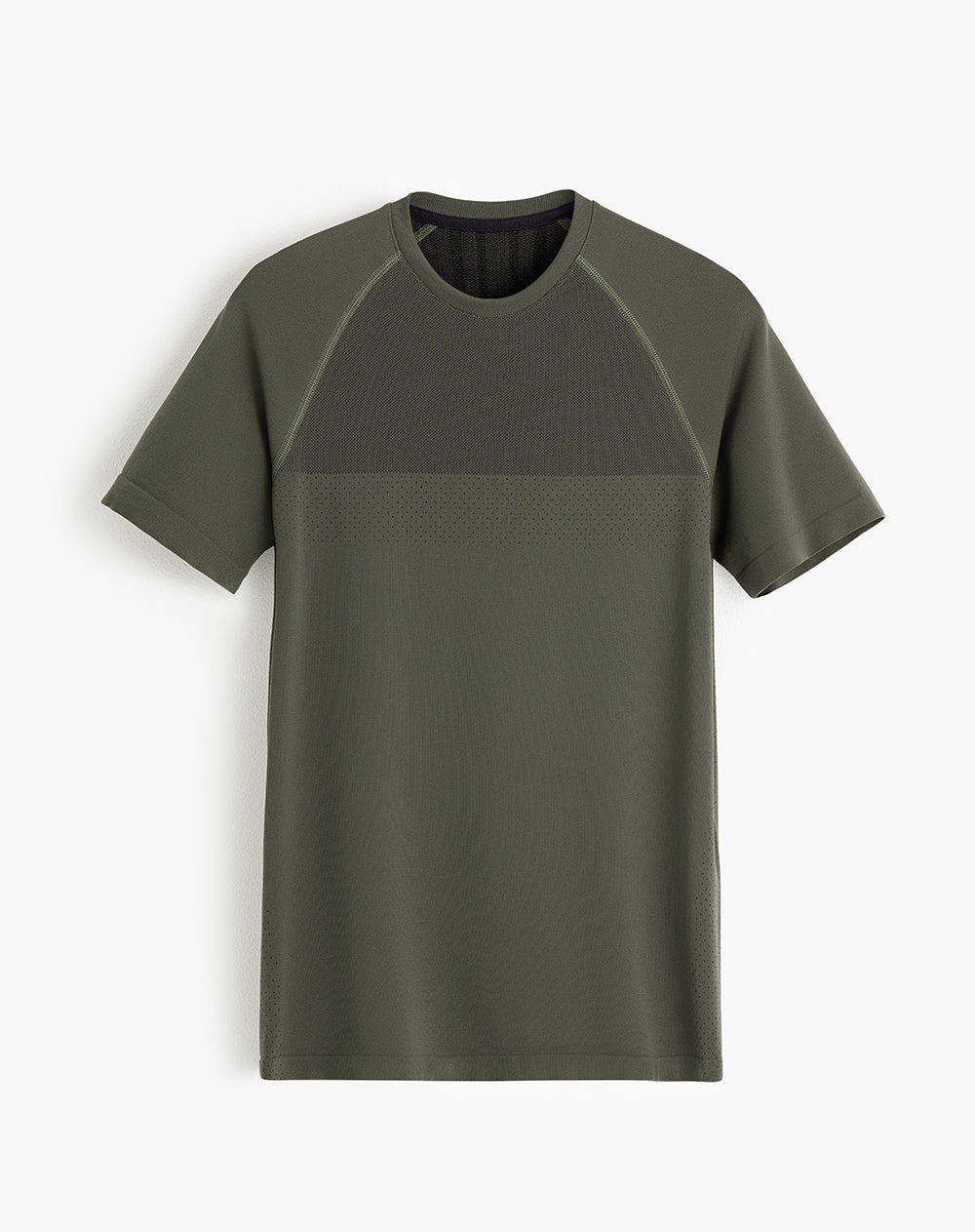 Camiseta deportiva hombre antibacterial verde