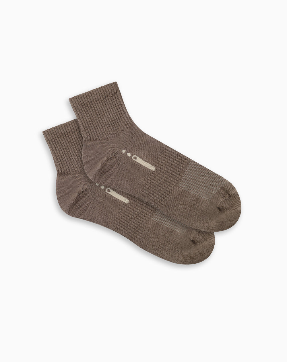 Medias deportivas hombre tobilleras algodón cafés